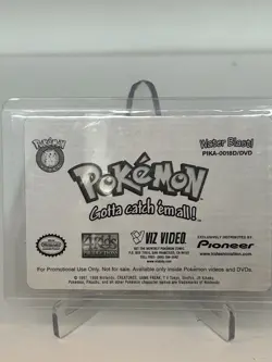 Pokémon Lenticular Pikachu Card Viz Video Pioneer PIKA-0018D 3D Promo LP - Image 4