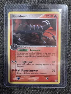 Houndoom 7/115 Unseen Forces Holo Rare Moderately Played Pokemon TCG Card - Image 1