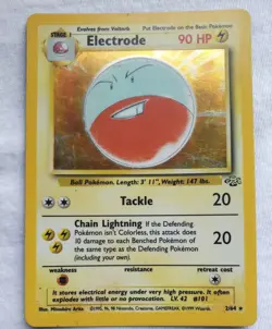 Electrode 2/64 Holo Jungle Wizards 1999 Pokemon Card TCG CCG NM - Image 4