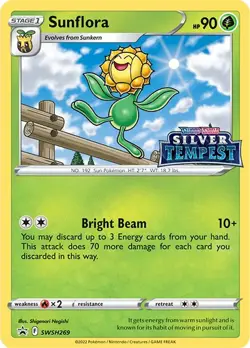 Sunflora - (Prerelease) SWSH269 SWSH: Sword & Shield Promo Cards Holo - Image 1