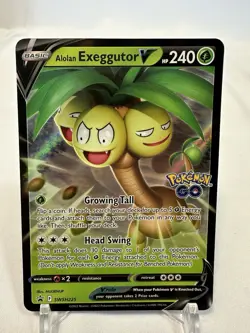 Alolan Exeggutor V SWSH225 SWSH: Sword & Shield Promo Cards Holo - Image 3