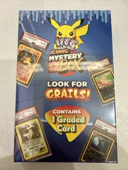ICONIC MYSTERY GRADED POKÉMON CARD BOX PSA CGC BGS - Image 1