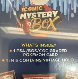 ICONIC MYSTERY GRADED POKÉMON CARD BOX PSA CGC BGS - Image 7