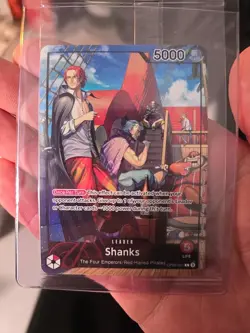 One Piece Card Game - SHANKS - NEW - Shanks OP09-001 PSA Promo Foil - Image 1