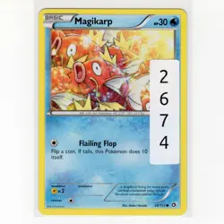 PokÃ©mon TCG Magikarp 30/113 BW Legendary Treasures Regular Card EN-LP 2013 - Image 3