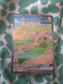 Iron Hands EX 248/182 Paradox Rift Special Illustration Rare PokÃ©mon TCG Card - Image 1