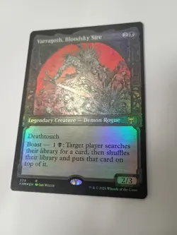 MTG FOIL Varragoth, Bloodsky Sire Showcase  - Kaldheim #309 - Image 2