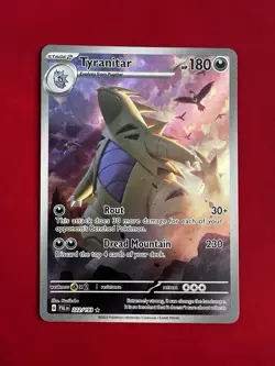PokÃ©mon TCG Tyranitar Scarlet & Violet Paldea Evolved Holo Card - Image 1
