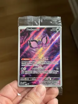 Pecharunt 129 Sv: Scarlet & Violet Promo Card Illustration Rare Sealed Pokemon - Image 1