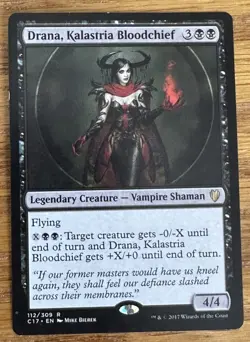 MTG Commander 2017, Drana, Kalastria Bloodchief -- Light Played - Image 1