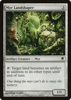 Myr Landshaper NM/M Darksteel Artifact  Creature Magic MTG English Regular  - Image 1