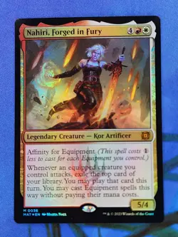 1x FOIL Nahiri, Forged in Fury, NM, MAT, Magic: the Gathering, MtG - Image 1