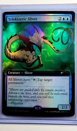 2022 MTG Magic the Gathering Secret Lair Drop Foil #627 Telekinetic Sliver SLD - Image 1
