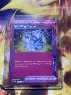 Pokemon Sparkling Crystal 129/131 Prismatic Evolutions ACE SPEC Holo Rare NM - Image 1