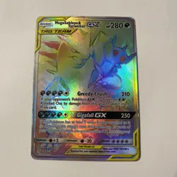 Damaged Mega Sableye & Tyranitar Tag Team GX - 245/236 - Secret Rare Pokemon Uni - Image 1
