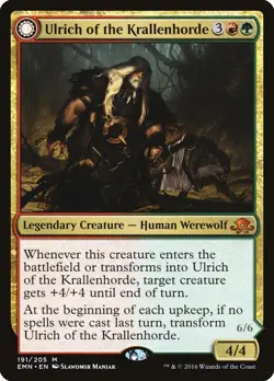 Ulrich of the Krallenhorde // Ulrich, Uncontested Alpha (EMN 191) Near Mint - MT - Image 1