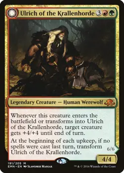 Ulrich of the Krallenhorde // Ulrich, Uncontested Alpha (EMN 191) Near Mint - MT - Image 2