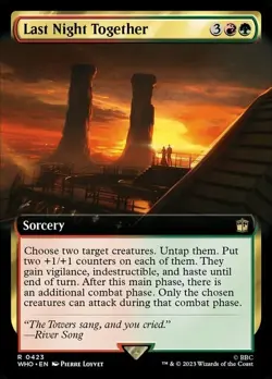 MTG - Last Night Together - Extended Art | Dr Who. Variants - Image 1