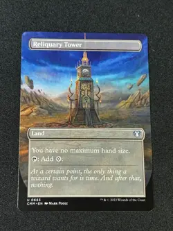 Reliquary Tower Borderless MTG Commander Masters Unplayed NM Card # CMM 663 - Image 1