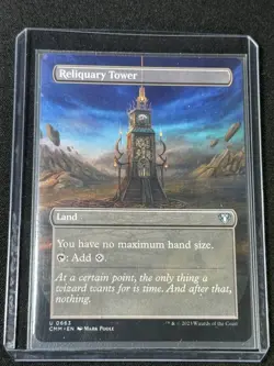 Reliquary Tower Borderless MTG Commander Masters Unplayed NM Card # CMM 663 - Image 3