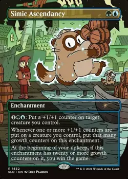 MTG Simic Ascendancy - Rainbow Foil, NM-Mint, English Secret Lair Drop Series - Image 1