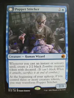 Poppet Stitcher NM Innistrad: Midnight Hunt MTG FREE SHIPPING - Image 1