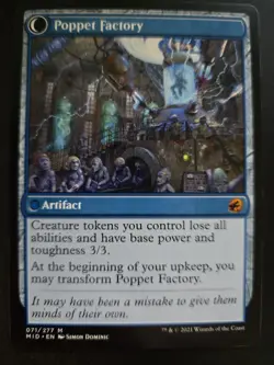 Poppet Stitcher NM Innistrad: Midnight Hunt MTG FREE SHIPPING - Image 2