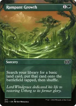 Rampant Growth (Borderless) Double Masters 2022 Foil - Image 2
