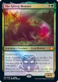 MTG The Gitrog Monster - Foil DCI Judge Promo, Judge Promos, Lightly Played, Eng - Image 2