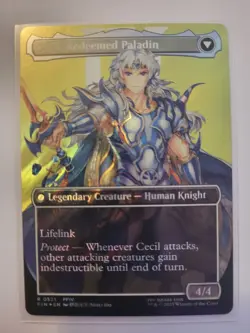 Cecil, Dark Knight (Borderless) (Surge Foil) Final Fantasy Foil Magic MTG - Image 2