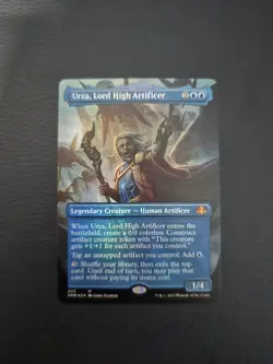Urza, Lord High Artificer (Borderless) Dominaria Remastered Foil MTG NM Magic - Image 3