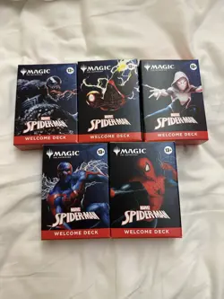 SDCC 2025 Magic The Gathering x Spider-Man Complete Welcome Deck Set (5) - Image 2