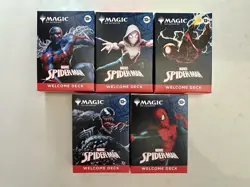SDCC 2025 Magic The Gathering x Spider-Man Complete Welcome Deck Set (5) - Image 1