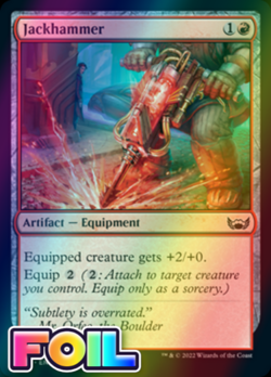 x1 Jackhammer SNC MTG 111/281 FOIL COMMON M/NM 1x - Image 2