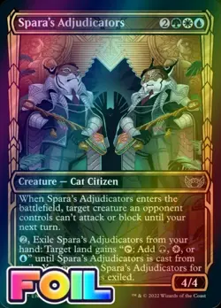 x1 Spara's Adjudicators SNC MTG 335/281 FOIL SHOWCASE COMMON M/NM 1x - Image 1