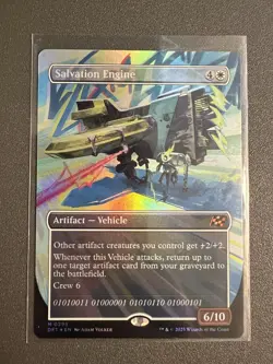 Mtg. Salvation Engine. Foil Borderless. Aetherdrift. Pack Fresh - Image 1