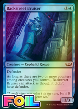 x1 Backstreet Bruiser SNC MTG 35/281 FOIL COMMON M/NM 1x - Image 2