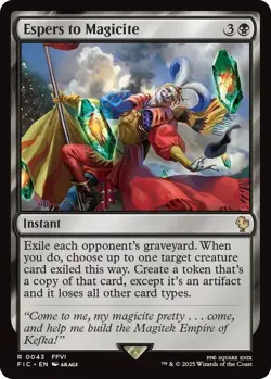 NM Surge Foil Espers to Magicite, MTG, Final Fantasy Commander, Magic, 43 - Image 1