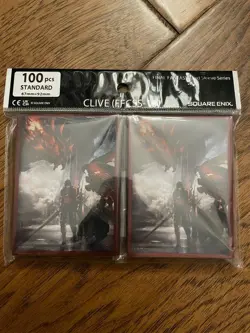 Square Enix MTG Final Fantasy XVI Clive Standard Sleeves 100 pcs USA SELLER - Image 3