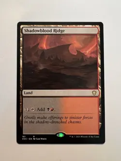 Shadowblood Ridge - MTG Innistrad: Crimson Vow: Commander - NM - Image 1