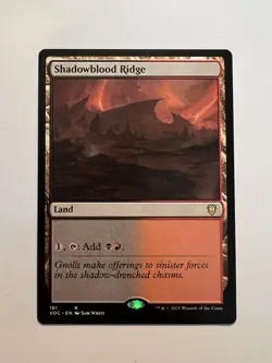 Shadowblood Ridge - MTG Innistrad: Crimson Vow: Commander - NM - Image 2
