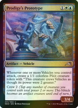 MTG Prodigy's Prototype Foil ** Kamigawa: Neon Dynasty ** English (NM) - Image 3