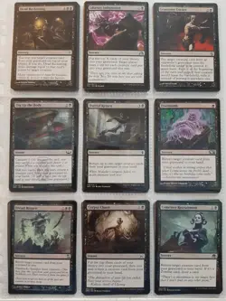 Mtg Black Grave Robbing Instants & Sorceries Lot - 100 + Cards - Magic - Image 1