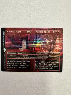 Charred Foyer / Warped Space Borderless (NM Foil) DSK-0340 Mythic MTG - Image 2