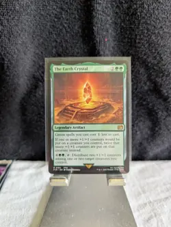 Magic the Gathering Final Fantasy Lot Of 3 Crystals Earth Wind Darkness NM - Image 4