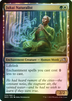 MTG Jukai Naturalist Foil ** Kamigawa: Neon Dynasty ** English (NM) - Image 2