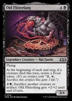 NM Old Flitterfang, MTG, Wilds of Eldraine, Magic the Gathering, 316 - Image 1