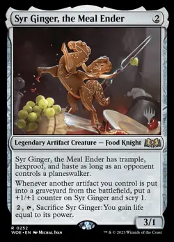 NM Promo Syr Ginger, the Meal Ender, MTG, Wilds of Eldraine, Magic, 252 - Image 2