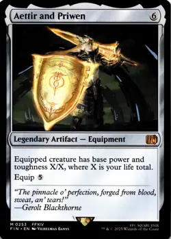 MTG Aettir and Priwen (253) | NM | Final Fantasy (FIN) - Image 1