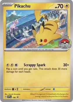 CGC 10 Pikachu 190 Sv: Scarlet & Violet Promo Card - Image 1